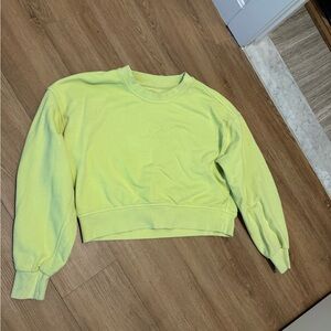 lululemon athletica Yellow Sweatshirt